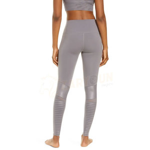 Meilleur pantalon de yoga sport taille moyenne pour femmes Legging de fitness de haute qualité Logo personnalisable Tissu tricoté respirant Style sportif - Product Image 6