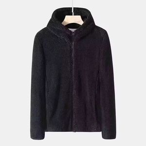 Veste zippée intégrale en gros avec logo personnalisé, 100% coton, imperméable, de haute qualité, épaisse, en polaire, masque d'hiver - Product Image 5