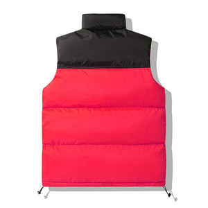 Chaleco Acolchado con Logotipo Personalizado de Alta Calidad, con Bolsillos de Burbuja, Servicio OEM, Color Naranja Moderno para Uso Casual en Invierno - Product Image 2