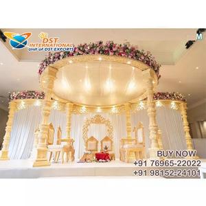 Maharani-Decoración de fiesta de boda, mandalas de fibra de vidrio con temática antigua, mantel FRP - Product Image 1