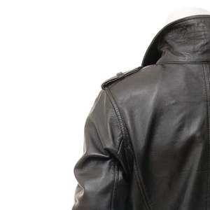 แจ็คเก็ตหนังผู้หญิงแฟชั่นใหม่ สวมใส่สบาย ทรงยาว สำหรับสตรีทแวร์ ปี 2025 สีพื้น เรียบง่าย สไตล์ลำลอง - Product Image 6