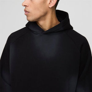 Streetwear Men Pullover Running Heavy Weight Chándal Fleece Vintage Hoodie y Jogging Set - Product Image 4