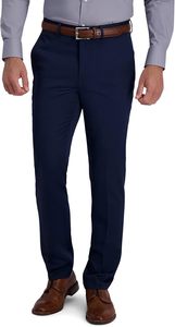 Pantalón de Vestir Casual para Hombre 2026, Corte Slim Fit, Diseño Ligero en Color Jaspeado, Frente Plano, Cintura Media, Patrón Recto, Tela de Lana Peinada Teñida Lisa - Product Image 5