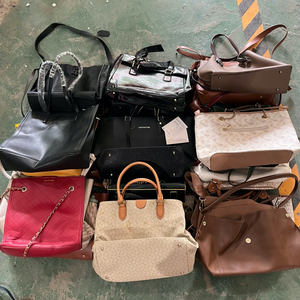 Sac fourre-tout décontracté unisexe en cuir véritable d'occasion avec décoration en perles, grande capacité, sac à bandoulière pour femme - Product Image 2