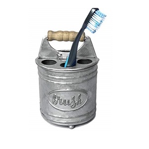 Porte-brosse à dents galvanisé de nouvelle conception porte-brosse à dents de forme ronde de qualité supérieure pour l'utilisation de la salle de bain à domicile - Product Image 5