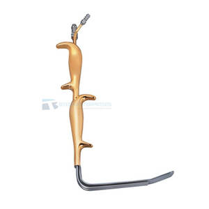 Retractores de fibra óptica de acero inoxidable de calidad superior, agarre cómodo, base de potencia Manual, instrumentos quirúrgicos - Product Image 5