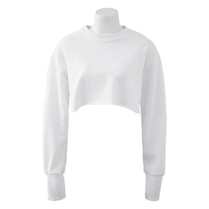 Long <b>Hip</b>-Length Cropped Sweatshirt <b>for</b> Women Woman Hoodies & Sweatshirts Woman Cropped Sweatshirt Hoodies - Product Image 2