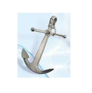 Brass Casting Anchor for Wall Decoration Latest Anchor Sculpture For Home Decoration Metal Anchor In Silver plating