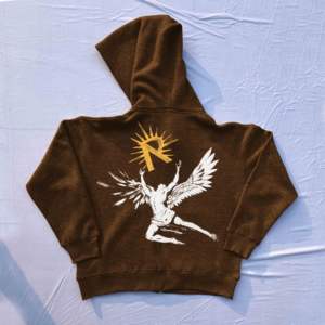 Jersey holgado de marca 300 GSM, sudaderas con capucha transpirables para hombre, de lujo, 100% de algodón, de gran tamaño, con cremallera completa, sudaderas con capucha de diseñador, ropa para niños - Product Image 3