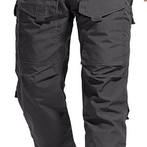 Pantalon en tissu anti-rides pour hommes gris repousse efficacement les taches et les liquides pantalon de sentier tactique pour hommes - Product Image 2