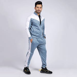 Ensemble de survêtement de jogging pour homme avec design patchwork, taille adulte, 2 pièces, avec logo personnalisé, comprenant un sweat à capuche à cordon et un pantalon de survêtement, 100% coton - Product Image 5