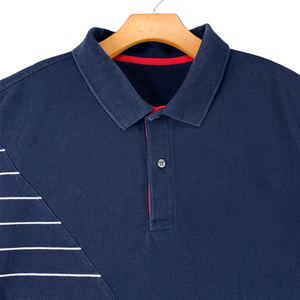 Camisa de golf para hombre, ropa deportiva transpirable de punto de algodón 100%, manga corta, diseño deportivo sólido - Product Image 2
