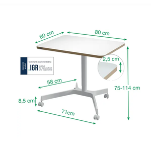 Ergo Compact Workstation Pro Piccolo Scrivania Regolabile in Altezza Seduto/In Piedi - Product Image 5