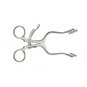 Retractor de autorretención de contorno de cuero cabelludo 3x4 puntas romas 14cm instrumento de acero inoxidable Retractor de autorretención de contorno de cuero cabelludo - Product Image 5