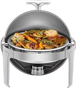 Chafing Dish 9.0L Golden Buffet Server Food Display Stand Chafing Dishes - Product Image 2