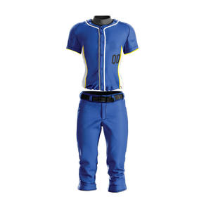 Vente en gros respirant, uniforme de baseball et softball pour jeunes hommes, imprimé personnalisé, vêtements de sport sublimés vierges, vente en gros personnalisée - Product Image 1