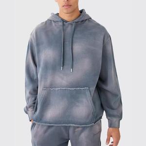 Sweats à capuche personnalisés pour hommes Sweats à capuche pour hommes avec lavage à l'acide vintage - Product Image 1