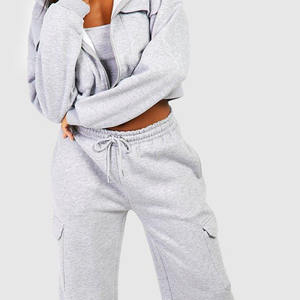 2024 haute qualité nouveauté femmes survêtement 2 pièces ensemble haute couture femme correspondant survêtement vêtements de sport - Product Image 5