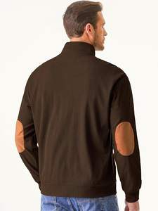 Sweat-shirt décontracté à manches longues et col montant en velours côtelé avec boutons pour hommes pulls à capuche et sweatshirts avec poches - Product Image 4