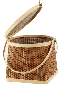 Wooden Handcrafted Woven <b>Egg</b> Basket Handles Kitchen <b>Storage</b> for Chicken <b>Eggs</b> Multifunction Eco-Friendly Vintage Design Christmas - Product Image 5