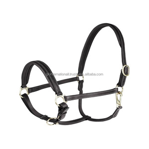Portable personnalisé nouveau Design cheval équestre cuir licou fabricants haute équestre équipement d'équitation OEM - Product Image 2