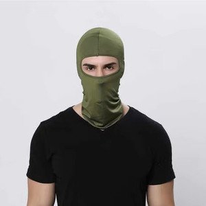Custom Logo Black Balaclava Breathable Polyester Solid Color Cycling Men Halmet Liner Full Face Mask Balaclavas free ship - Product Image 4