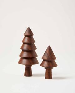 Mini árbol de Navidad sin terminar ecológico de alta calidad, adornos de madera, decoración de Mesa para el hogar o al aire libre para bodas - Product Image 3