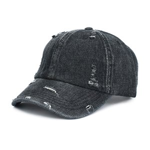2025 venta al por mayor gorra de mezclilla de algodón desteñido suave personalizado 100% algodón ropa de calle sombrero para hombres y mujeres - Product Image 6