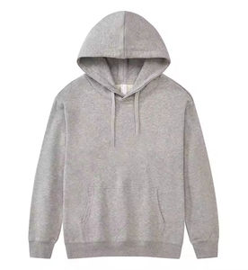 Sweat à capuche personnalisé en coton épais de 430 grammes, coupe classique, épaules tombantes, poche, teinture unie, automne, fabriqué sur mesure - Product Image 2