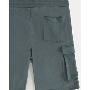 Pantalones cortos deportivos de verano de cintura alta para hombre, secado rápido, 100% poliéster, bolsillos laterales ecológicos sólidos para gimnasio, baloncesto, Fitness - Product Image 5