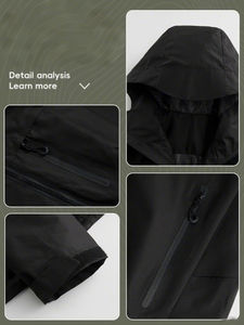 2025 imperméable Stormtrooper support solide XL veste souple pour hommes et femmes fermeture à glissière pour automne saison hommes vestes - Product Image 6