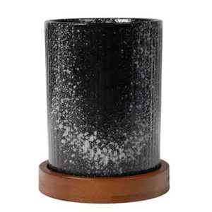 Porta Utensilios de Cerámica Artesanal de Gres |   Organizador de Utensilios de Cocina y Cucharas |   Jarrón Decorativo para Encimera - Product Image 3