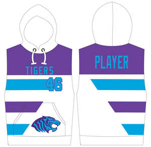 เสื้อฮู้ดแขนกุดสำหรับผู้ชายไซส์พิเศษแบบซับลิเมชันล่าสุด - Product Image 1