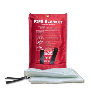 Couverture Ignifuge en Fibre de Verre pour Urgences, Résistante à la Chaleur 550°C, Taille Personnalisable pour Cuisine et Usage Domestique (Vente en Gros) - Product Image 4