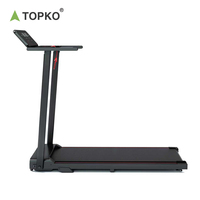 Tapis roulant de marche intelligent TOPKO de haute qualité avec écran LED, appareil de fitness cardiovasculaire pour la maison