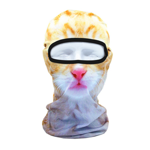 Máscara Facial Completa de Motocicleta para Cosplay, Poliéster 3D Lavable, Logotipo Personalizado, Diseño de Máscara de Esquí, Envío DDP - Product Image 2