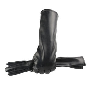 Vente en gros de manteaux en cuir longs pour femmes, design personnalisé, mode, fête, opéra, hiver, en peau de mouton, longueur coude, décontracté, quotidien, extérieur - Product Image 6