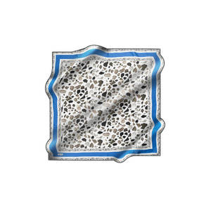 90x90 Digital Printed Silk Crepe Satin <b>Square</b> <b>Scarf</b> - Product Image 1