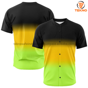 Camisetas de béisbol personalizadas al por mayor, ropa deportiva colorida de estilo informal con servicio OEM, gran oferta, diseño de sublimación, servicio OEM - Product Image 5