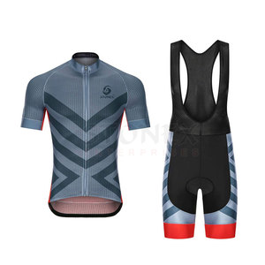 Conjunto de uniforme de Jersey y pantalones cortos de ciclismo unisex personalizado, uniformes de ciclismo al por mayor, trajes de Ciclismo de secado rápido - Product Image 1