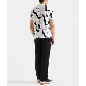 เสื้อลำลองแขนยาวสำหรับผู้ชายผ้าคอตตอนแห้งเร็วปักลายตามสั่ง100% - Product Image 3