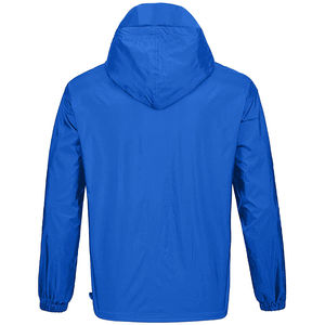 Chaqueta Cortavientos Ligera con Cuello Alto y Revestimiento Azul Rey, Chaqueta Resistente para Hombre, Ropa Clásica para Aventuras al Aire Libre - Product Image 2