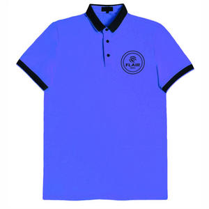 เสื้อยืดโปโลผ้าฝ้าย100% สำหรับผู้ชายขายดีผ้าคอตตอนสำหรับงานตามสั่งสีพื้นสไตล์ลำลองพิมพ์ลายน้ำหนัก180ก. - Product Image 3