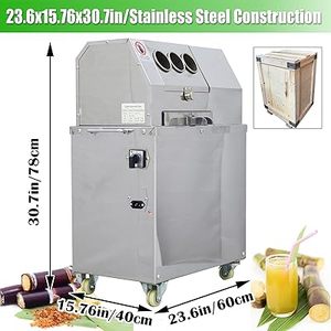 Máquina de Jugo de Caña de Azúcar Eléctrica Comercial Personalizable, Totalmente Automática, Control por Botones, 750W, 220V, Acero Inoxidable, Capacidad de 1.5L - Product Image 3