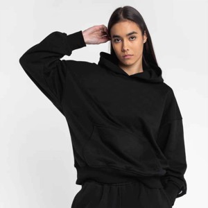 Sudaderas con capucha personalizadas para mujer, sudaderas extragrandes de algodón grueso personalizadas - Product Image 3