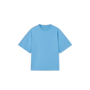 T-shirt blanc graphique 100% coton unisexe à logo personnalisé pour hommes, décontracté, oversize, impression unie, design vierge grande taille - Product Image 4