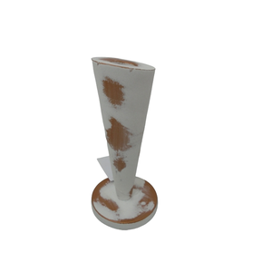 Bougeoir en aluminium décoratif pour la maison support de bougie de couleur nickel antique pour la décoration de mariage personnalisée à la main - Product Image 6