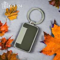 Llavero Promocional de Metal y Cuero de Lujo, Personalizado, Hecho a Mano, con Logotipo Personalizado, Impresión en Serigrafía, Color Negro, al por Mayor