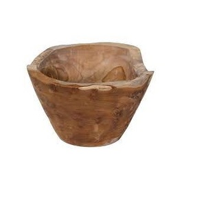 Bols de service en bois à design multiple Bols à salade à haute finition et à vaisselle Bols à savon design à tailles multiples Maison et cuisine - Product Image 6