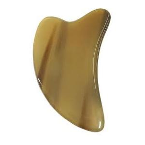 Buffalo Natural Finished Horn Gua Sha Scraping Natural Horn Board <b>Body</b> Massage Tool Customizable Size - Product Image 4